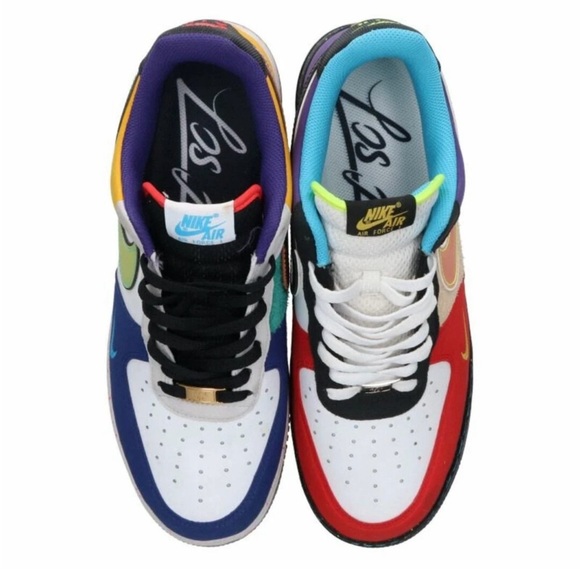 Nike Air Force 1 Colorful Edition Sneakers - Picture 5 of 6